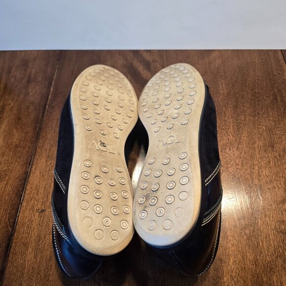 AGL Attilio Guisti Leombruni D 902003 blue lace-up shoe Size 41 Made in Italy - Picture 4 of 8